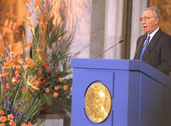 Shimon Peres Israel Nobel da Paz